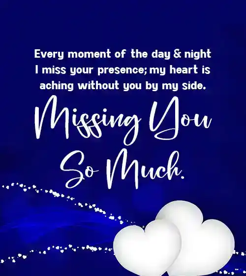 emotional missing you messages for him