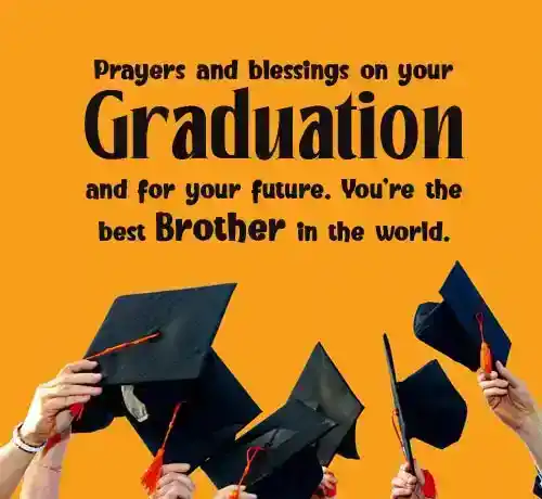 congratulations to brother on his success