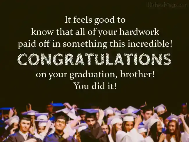 Best Graduation Wishes for Brother