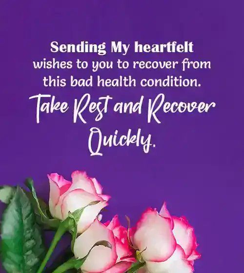get well soon message to brother