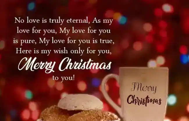 Christmas Love Text For Wife