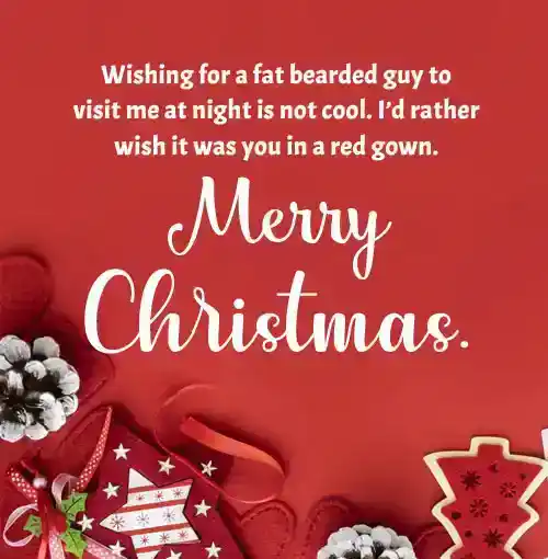 funny christmas message to wife