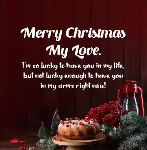 christmas message for girlfriend long distance