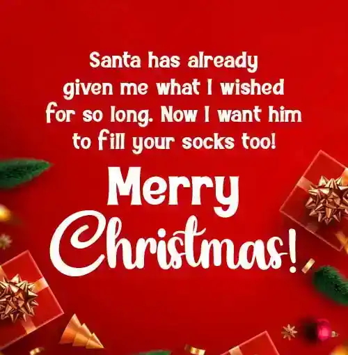 funny christmas wishes for girlfriend