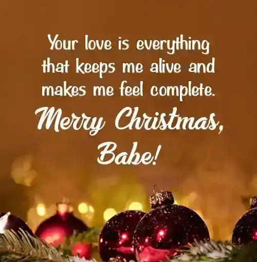 Romantic Christmas Wishes for Her