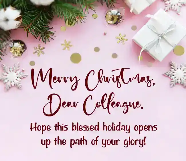 Christmas Wishes for Colleagues