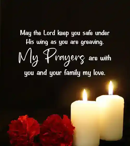 condolence messages to my love