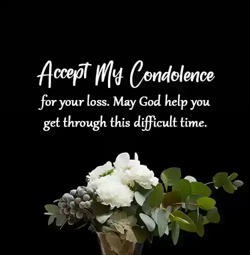 condolence captions for social post