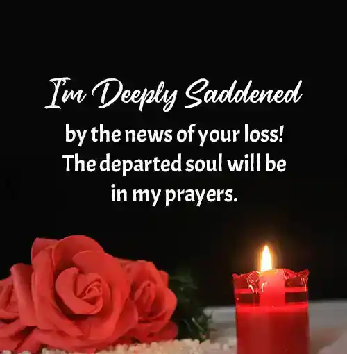 condolences message