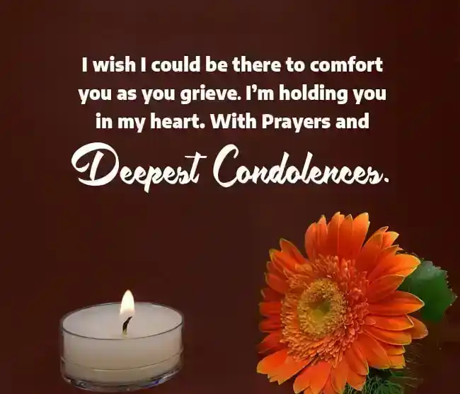 condolence messages on death