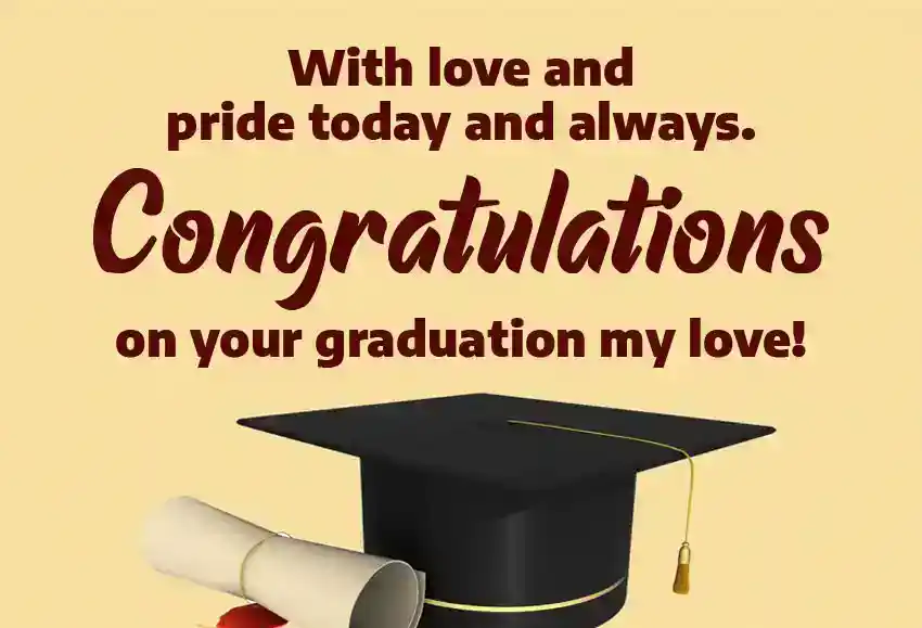 Congratulations on Graduation My Love