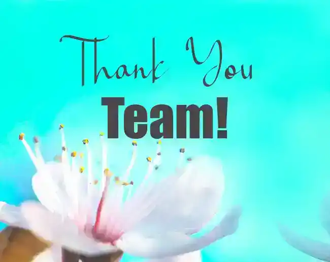 Vielen Dank und Glückwünsche an das 140-Team