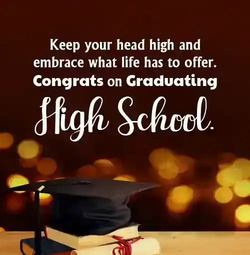 message for high school graduate