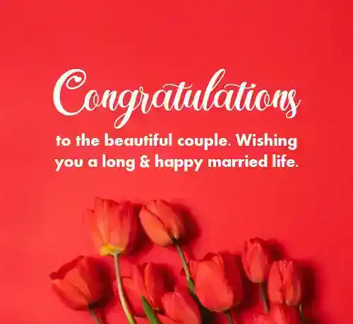 Congratulations Messages on Wedding
