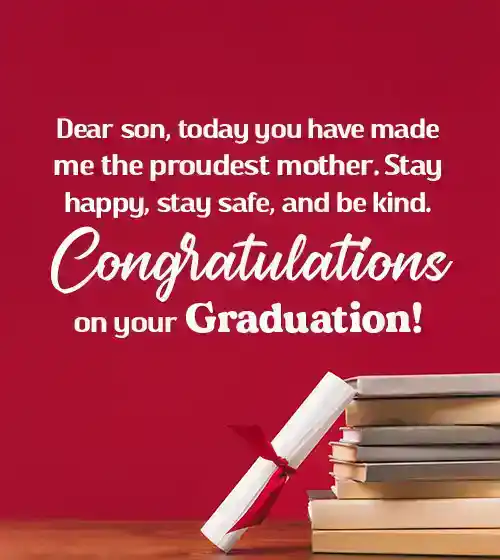Graduation Messages To Son From Mom
