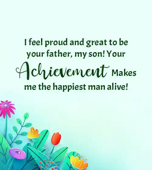 Graduation Messages To Son From Dad