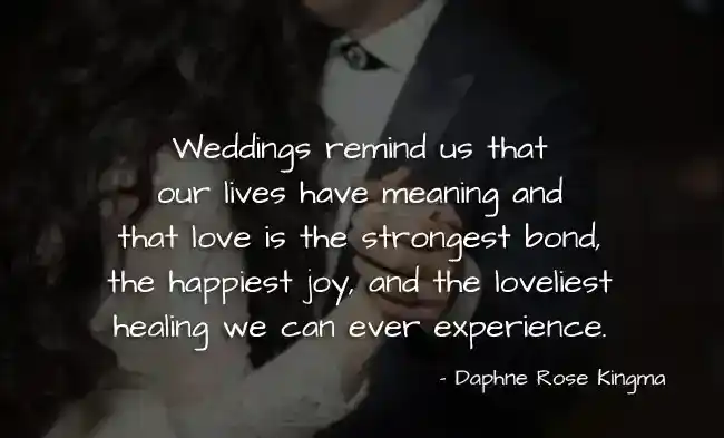 Quotes About Wedding