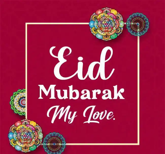 Eid My Love - Romantický Eid Love Wishes