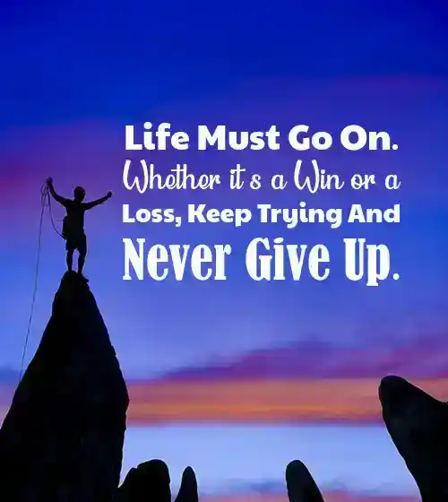 Never Give Up Quotes