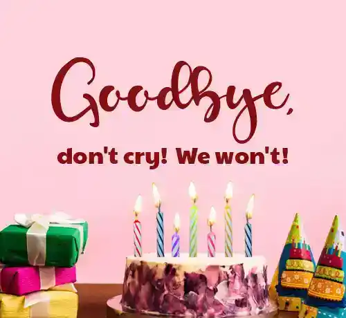 funny farewell cake messages
