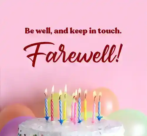 farewell cake messages for colleague