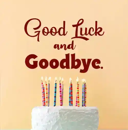 farewell cake messages for employee