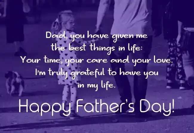 Father’s Day Wishes From Daughter