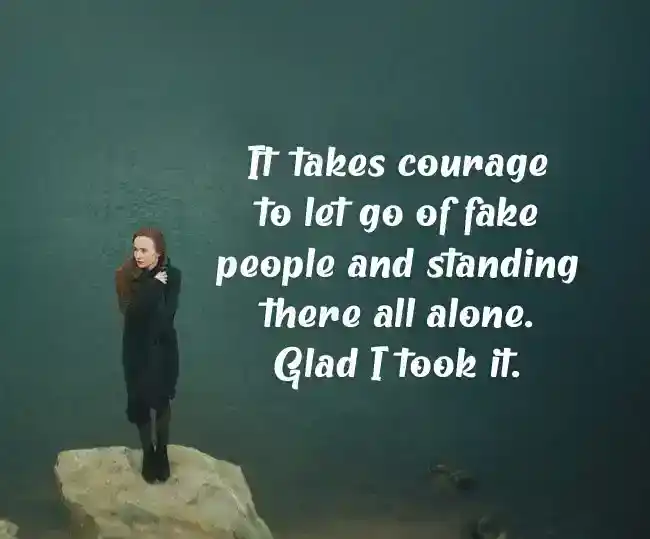 alone msg in english