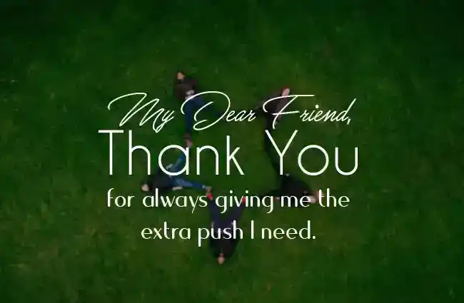 Best Thank You Messages for Friends
