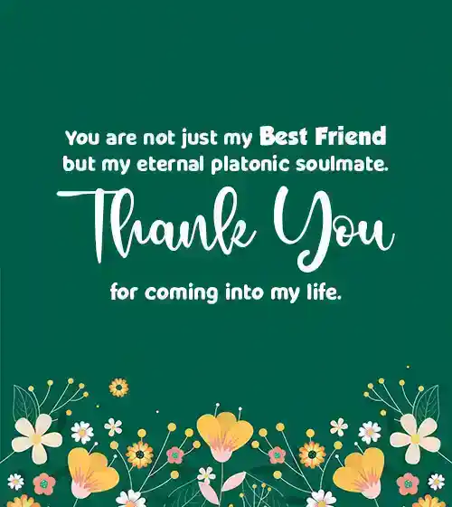 heart touching thank you message for best friend
