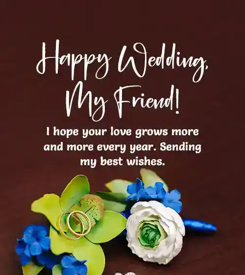 wedding wishes for a friend