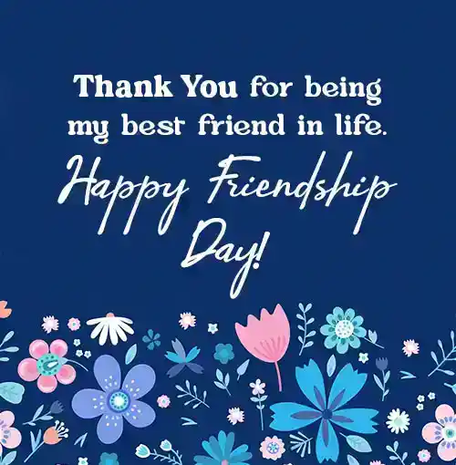 Thank You on Friendship Day