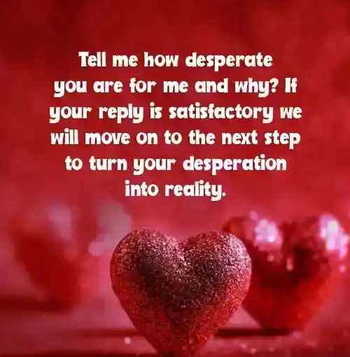 Sweet Message for Him to Drive Crazy