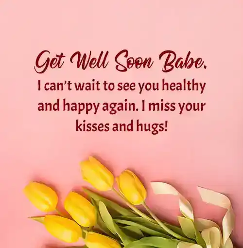 Romantic Get Well Soon Messages for Wife