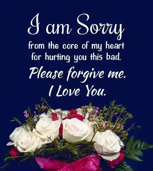 sorry message for girlfriend
