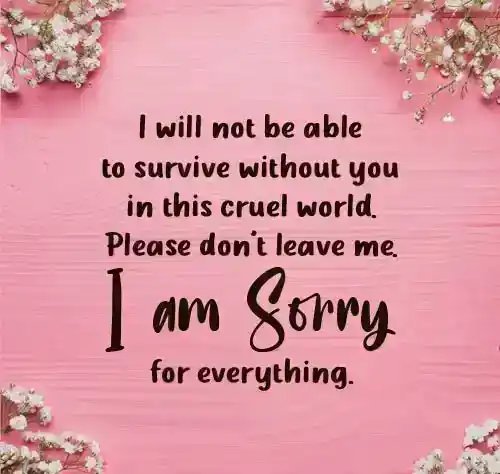 emotional apology message to girlfriend