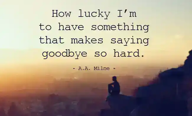 Quotes for Saying Goodbye