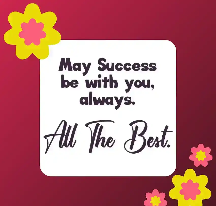 Best Wishes for Success