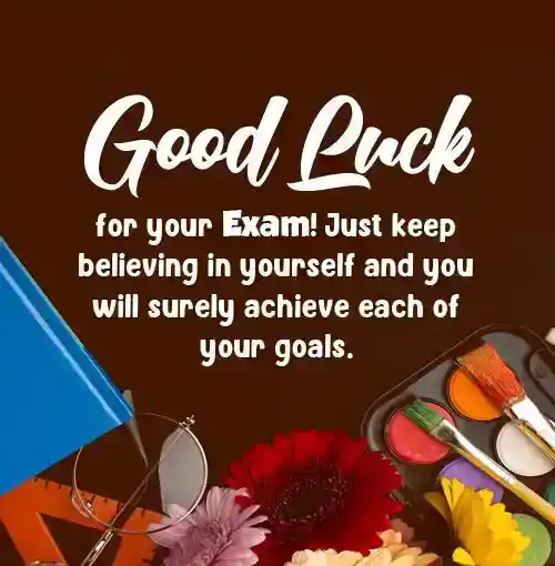 good luck wishes for exams