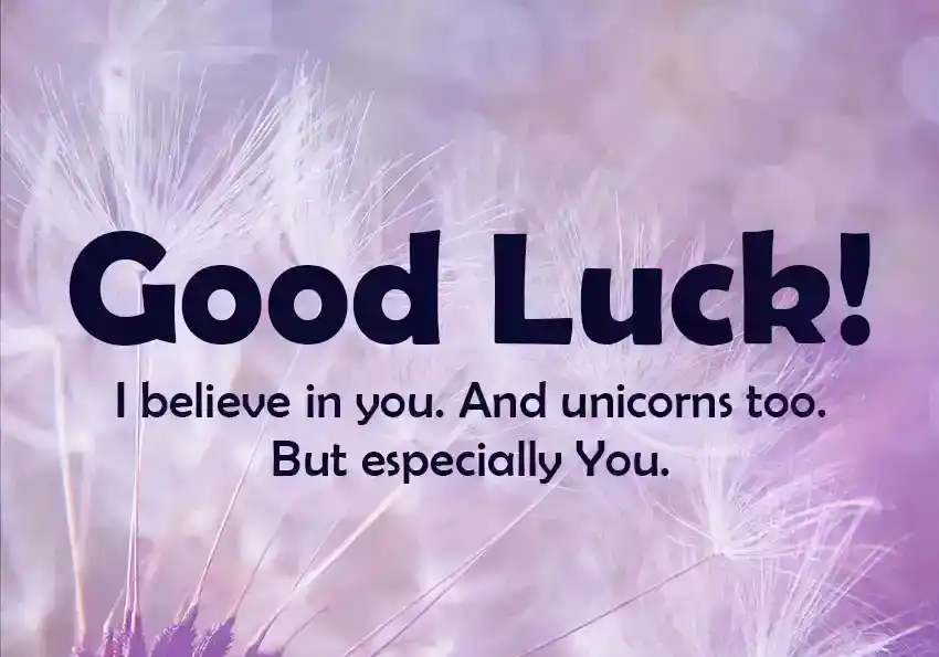 Funny Good Luck Texts