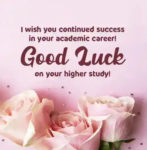 good luck wishes for students