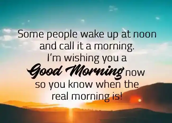 Funny Good Morning Messages