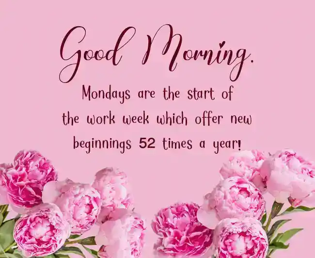 monday morning message