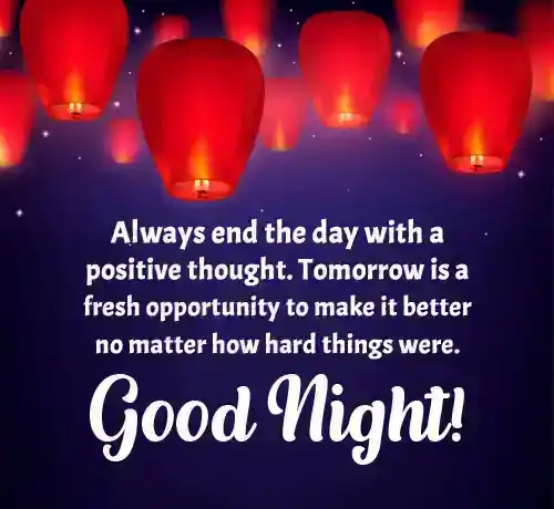 inspirational good night message for him