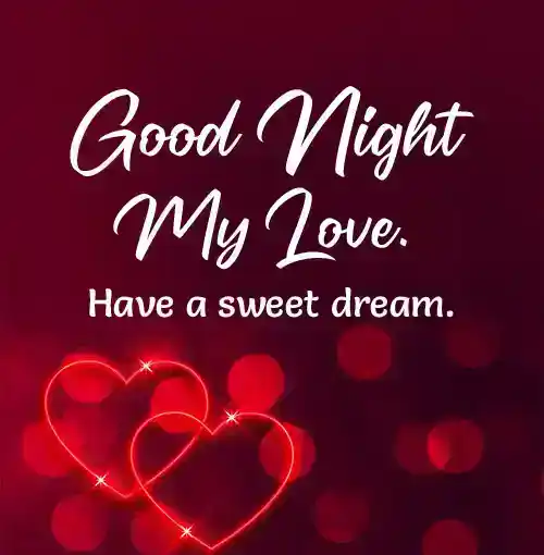 good night messages to my love