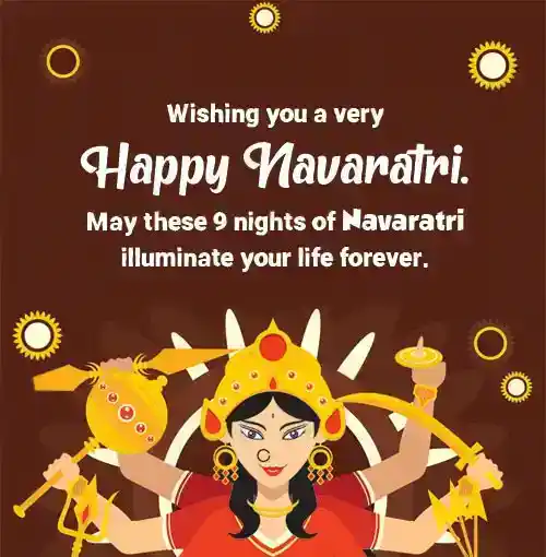 Navratri Wishes for Him