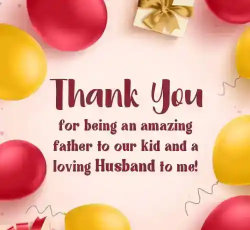 appreciation message to my husband