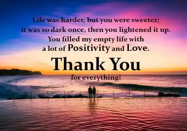 Romantic Thank You Messages For Husband