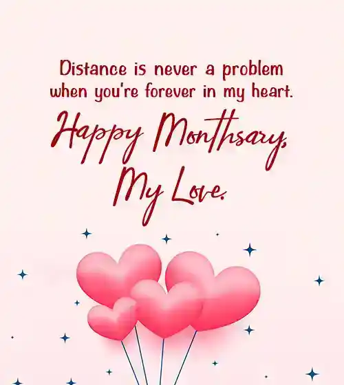 monthsary message for boyfriend long distance relationship
