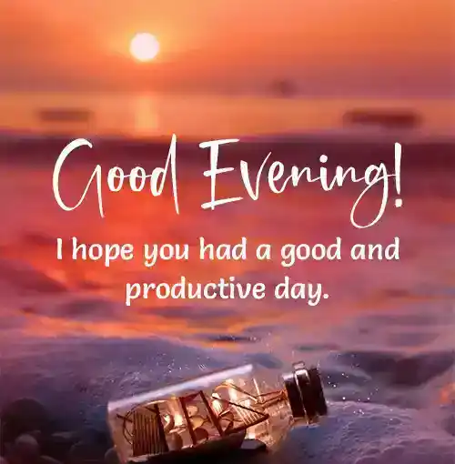 good evening message